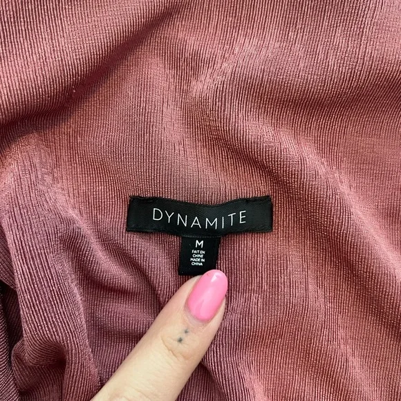 Dynamite Mauve Top - Picture 2 of 3